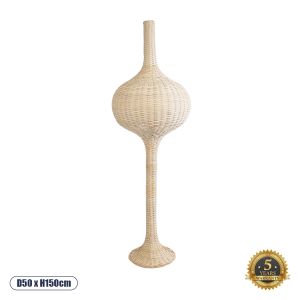 ALADDIN Boho Επιδαπέδιο Φωτιστικό με Ντουί 1 x E27 AC 220-240V IP20 - Μπεζ - Μ40 x Π40 x Υ150cm