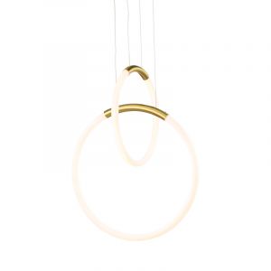 ^ΚΡΕΜΑΣΤΟ Φ/Σ LED 24W 3000K 1680LM VENUS ΟΡΕΙΧΑΛΚΟ ΜΕΤ/ΚΟ IP20 40X30XH164CM