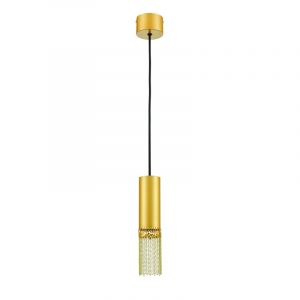 ^ΚΡΕΜΑΣΤΟ Φ/Σ 1XGU10 DOHA ΧΡΥΣΟ ΜΕΤ/ΚΟ IP20 D6XD8XH150CM