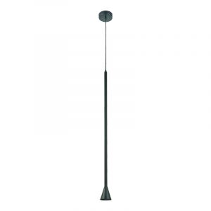 ^ΚΡΕΜΑΣΤΟ Φ/Σ 1ΧGU10 CLOUZOT ΜΑΥΡΟ ΜΕΤ/ΚΟ IP20 D7,5XD10XH190CM