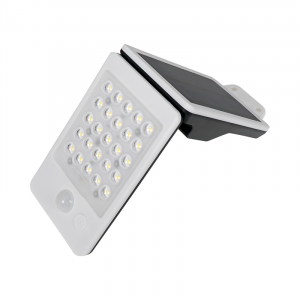 SOLAR SENSOR SMD LED WALL WHITE 2W 200LM 4000K IP65 120°