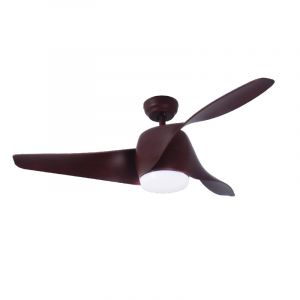 ΑΝΕΜΙΣΤΗΡΑΣ ΟΡΟΦΗΣ DIMMABLE ΦΩΣ Φ132 DC40W 3 ΠΤΕΡΥΓΙΑ ΚΑΦΕ ABS ΜΕ ΤΗΛΕΧΕΙΡΙΣΤΗΡ 2 ΑΝΑΡΤΗΣΕΙΣ 15&25ΕΚ