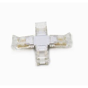 ΜΟΥΦΑ ΣΤΑΥΡΟΣ ΓΙΑ ΤΑΙΝΙΕΣ LED COB ΜΟΝΟΧΡΩΜΗ 8MM