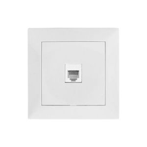 ΠΡΙΖΑ ΤΗΛΕΦΩΝΟΥ RJ11 ΠΛΗΡΗΣ ΛΕΥΚΗ