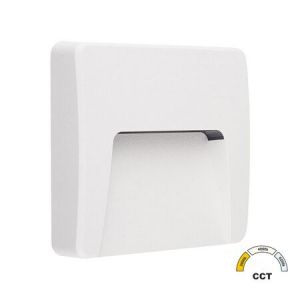 LED ΦΩΤΙΣ.PC ΕΠΙΤΟΙΧΟ ΕΜΜΕΣOY ΤΕΤΡΑΓΩΝΟ 3W CCT IP65 ΛΕΥΚΟ