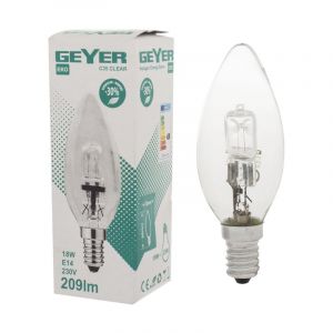 Λάμπα ΕΚΟ Αλογόνου Κερί C37 18W E14 2700K