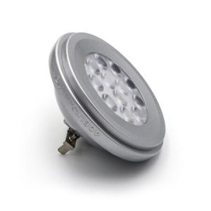 LED ΛΑΜΠΑ AΛΟΥΜΙΝΙΟΥ AR111 12W 12VAC/DC ΝΤΙΜΑΡΙΖ.24° ΛΕΥΚΟ