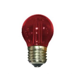 E27 RED GLASS BALL 4W 230V AC 390LM LED COG