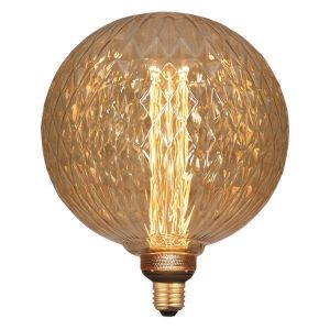 ΛΑΜΠΑ LED ΓΛΟΜΠΟΣ G200 3,5W Ε27 2000K 220-240V GOLD GLASS DIMMABLE