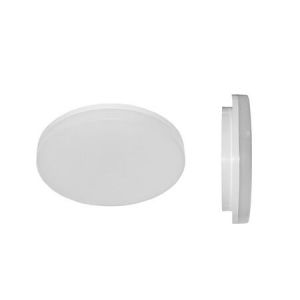 LED ΠΛΑΦΟΝΙΕΡΑ ΣΤΡΟΓΓ.Φ.280mm 18W 230V 4000K IP54 ΛΕΥΚΟ PC