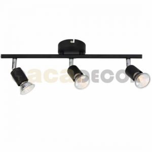 Σπότ Τριπλό Μαύρο GU10