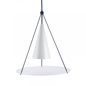 ΚΡΕΜΑΣΤΟ Φ/Σ 1ΧΕ27 ΛΕΥΚΟ+ΜΑΥΡΟ ΜΕΤ/ΚΟ+ΓΥΑΛΙ D50XH140CM TEMPLE