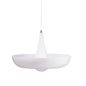 ΚΡΕΜΑΣΤΟ Φ/Σ 1ΧΕ27 ΜΕΤΑΛΛΙΚΟ ΛΕΥΚΟ Φ40ΧΗ120CM SOBRERO