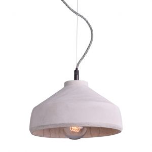 ΚΡΕΜΑΣΤΟ ΦΩΤΙΣΤΙΚΟ 1ΧΕ27 ΤΣΙΜΕΝΤΟ Φ28xH16cm ELVIS