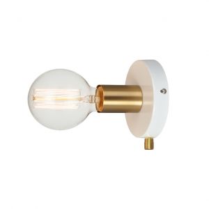 ΕΠΙΤΟΙΧΙΟ Φ/Σ 1ΧΕ27 ΜΕΤΑΛΛΙΚΟ ΛΕΥΚΟ+ΟΡΕΙΧΑΛΚΟ Φ12CM JOY