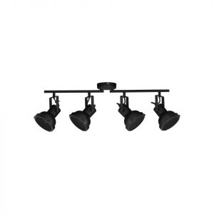 Φωτιστικό Οροφής Matt Black Metal