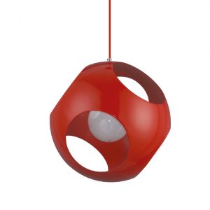 Μονόφωτο Μεταλλικό Φ35 Κόκκινο 230v E27