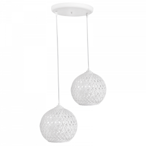 SILK/2L PENDEL WHITE ΚΡΕΜΑΣΤΟ