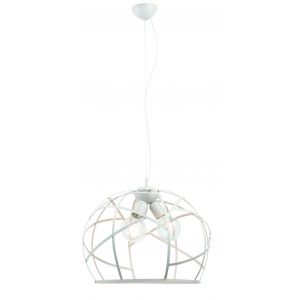 ΦΩΤΙΣΤΙΚΟ ΠΛΕΓΜΑ ΜΕΤΑΛΛΟ ΛΕΥΚΟ Ε27 Φ50 3Φ