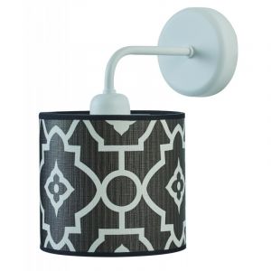 ΑΠΛΙΚΑ ΜΕΤΑΛΛΟ/ΑΜΠΑΖΟΥΡ ΓΚΡΙ/ΛΕΥΚΟ Ε27 Φ15