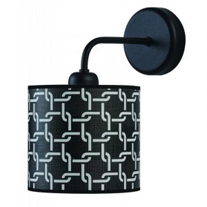 ΑΠΛΙΚΑ ΜΕΤΑΛΛΟ/ΑΜΠΑΖΟΥΡ ΜΑΥΡΟ/ΛΕΥΚΟ Ε27 Φ15