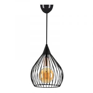 ΦΩΤΙΣΤΙΚΟ ΟΡΟΦΗΣ KOERT MEGAPAP ΜΕΤΑΛΛΙΚΟ ΜΟΝΟΦΩΤΟ ΧΡΩΜΑ ΜΑΥΡΟ 25X30X70ΕΚ.