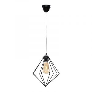 ΦΩΤΙΣΤΙΚΟ ΟΡΟΦΗΣ NURA MEGAPAP E27 ΜΕΤΑΛΛΙΚΟ ΜΟΝΟΦΩΤΟ ΧΡΩΜΑ ΜΑΥΡΟ 24X24X72ΕΚ.