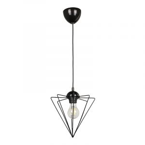 ΦΩΤΙΣΤΙΚΟ ΟΡΟΦΗΣ STORMIE MEGAPAP E27 ΜΕΤΑΛΛΙΚΟ ΜΟΝΟΦΩΤΟ ΧΡΩΜΑ ΜΑΥΡΟ 21X21X70ΕΚ.