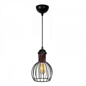 ΦΩΤΙΣΤΙΚΟ ΟΡΟΦΗΣ MANOLIA MEGAPAP E27 ΜΕΤΑΛΛΙΚΟ ΜΟΝΟΦΩΤΟ ΧΡΩΜΑ ΜΑΥΡΟ Φ15X100ΕΚ.