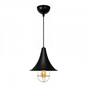 ΦΩΤΙΣΤΙΚΟ ΟΡΟΦΗΣ RETRO MEGAPAP E27 ΜΕΤΑΛΛΙΚΟ ΜΟΝΟΦΩΤΟ ΧΡΩΜΑ ΜΑΥΡΟ Φ24X70ΕΚ.