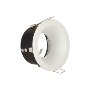 Σποτ στρογγυλό, σταθερό, GU5.3/PAR16, Max 12W (LED), IP65, o8.5x4.4cm, λευκό