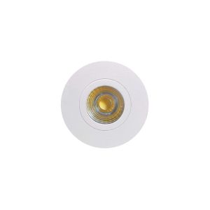 Σποτ στρογγυλό, κινητό, GU5.3/PAR16, Max 12W (LED), IP65, o8.5x3.9cm, λευκό