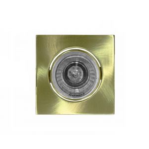 Σπότ (WL758) MR11 Τετράγωνο Αλουμινίου Κινητό Χρυσό(GD)