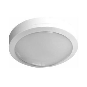 LED ΠΛΑΦΟΝΙΕΡΑ PC ΣΤΡΟΓΓΥΛΗ Φ230mm 18W 4000K IP65 ΛΕΥΚΗ
