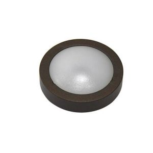 LED ΠΛΑΦΟΝΙΕΡΑ PC ΣΤΡΟΓΓΥΛΗ Φ170mm 12W 3000Κ IP65 ΜΑΥΡΗ