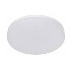 LED ΠΛΑΦΟΝΙΕΡΑ PC ΣΤΡΟΓΓΥΛΗ Φ220mm 14W 4000K IP54 ΛΕΥΚΗ