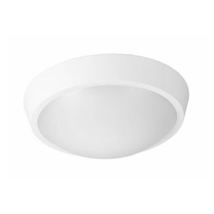 LED ΠΛΑΦΟΝΙΕΡΑ PC ΣΤΡΟΓΓΥΛΗ Φ320mm 30W 4000K IP65 ΛΕΥΚΗ