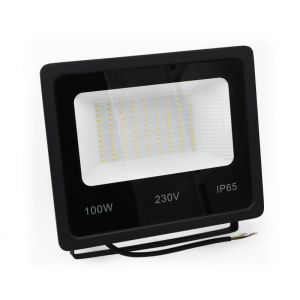 ΠΡΟΒΟΛΕΑΣ LED-SMD 100W 230V 3000K IP65 ΜΑΥΡΟΣ