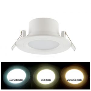 LED ΦΩΤΙΣ.ΨΕΥΔΟΡ.ΠΛΑΣ.ΣΤΡΟΓΓ.IP54 6W 4000K 120' ΛΕΥΚΟ