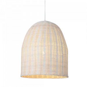 ΦΩΤΙΣΤΙΚΟ ΚΡΕΜΑΣΤΟ ΜΟΝΟΦΩΤΟ Ε27 MAX 60W D45XH206 RATTAN  ΛΕΥΚΟ