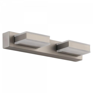 ΦΩΤΙΣΤΙΚΟ ΜΠΑΝΙΟΥ LED 8W 4000Κ ΤΕΤΡΑΓΩΝΟ 2Φ 320X50X100 ΝΙΚΕΛ