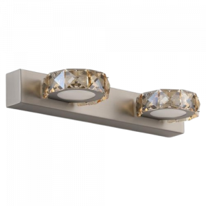 ΦΩΤΙΣΤΙΚΟ ΜΠΑΝΙΟΥ LED 6W 4000Κ ΟΒΑΛ 2Φ 320X50X116 ΝΙΚΕΛ