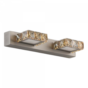 ΦΩΤΙΣΤΙΚΟ ΜΠΑΝΙΟΥ LED 6W 4000Κ ΤΕΤΡΑΓΩΝΟ 2Φ 320X50X116 ΝΙΚΕΛ