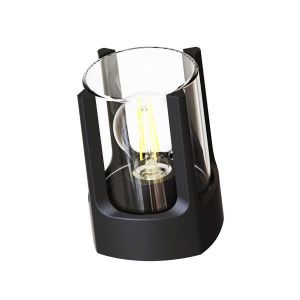 ΑΠΛΙΚΑ  ΤΟΙΧΟΥ ΜΑΥΡΗ ΑΛΟΥΜΙΝΙΟΥ  Ε27 ΜΑΧ 20W IP54 120*120*160MM