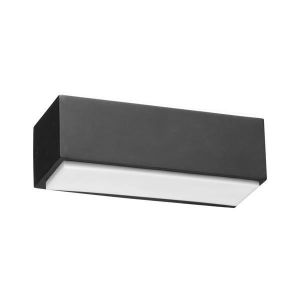 ΑΠΛΙΚΑ ΤΟΙΧΟΥ ΑΛΟΥΜΙΝΙΟΥ UP DOWN LED 10W ΓΡΑΦΙΤΗΣ 