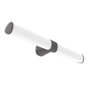 ΑΠΛΙΚΑ ΜΠΑΝΙΟΥ ΤΡΙΓΩΝΟ 15W 3CCT 600MM  IP44 ΜΑΥΡΟ