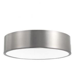 FINEZZA CEILING LAMP SATIN NICKEL METAL & ACRYLIC DIFFUSER E27 3X60W D:45 H:11CM