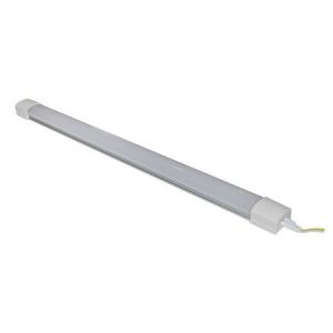 LED ΦΩΤΙΣΤΙΚΟ ΑΛΟΥΜΙΝΙΟΥ 60cm 18W ΛΕΥΚΟ ΜΕ ΑΣΗΜΙ ΒΑΣΗ 4000K