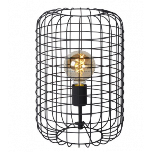 ΕΠΙΤΡΑΠΕΖΙΑ ΛΑΜΠΑ ESMEE 1XE27 60W O26CM H40CM ΜΑΥΡΟ