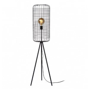 ESMEE FLOORLAMP 1XE27 60W O31CM H146CM ΜΑΥΡΟ